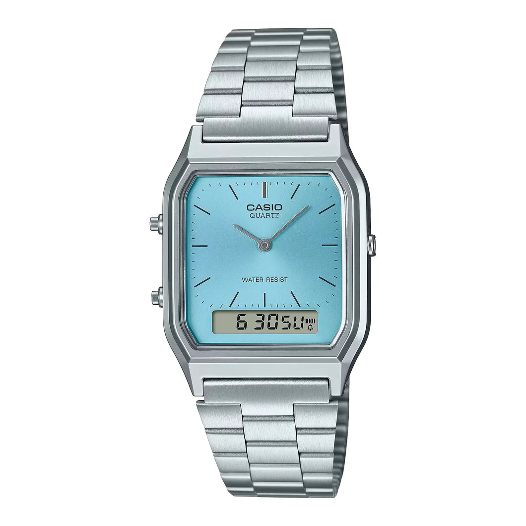 CASIO Gents DUO Vintage Trendy Colour Dual Time AQ230A-2A1
