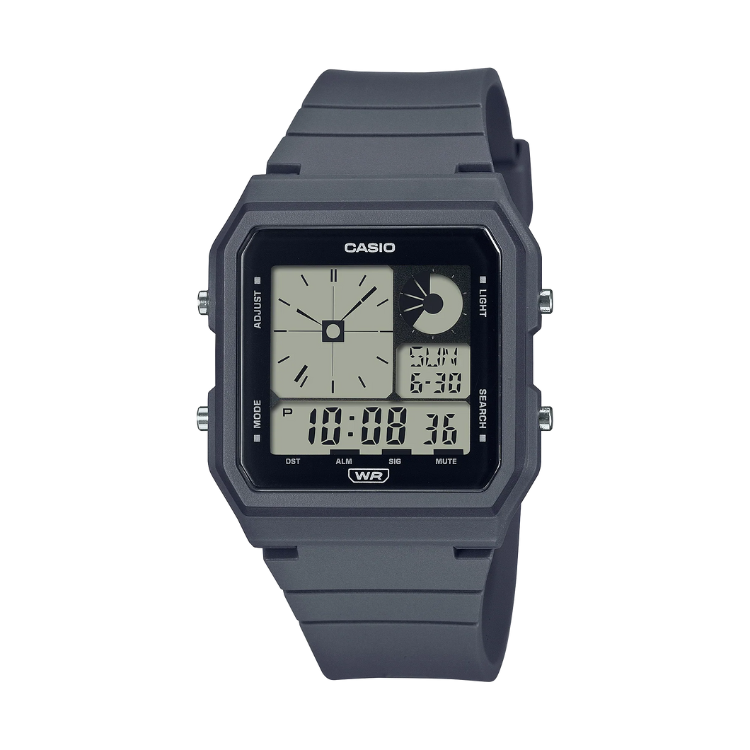 CASIO Digital Playful LED W/Time Alarm Off Black LF20W-8A2