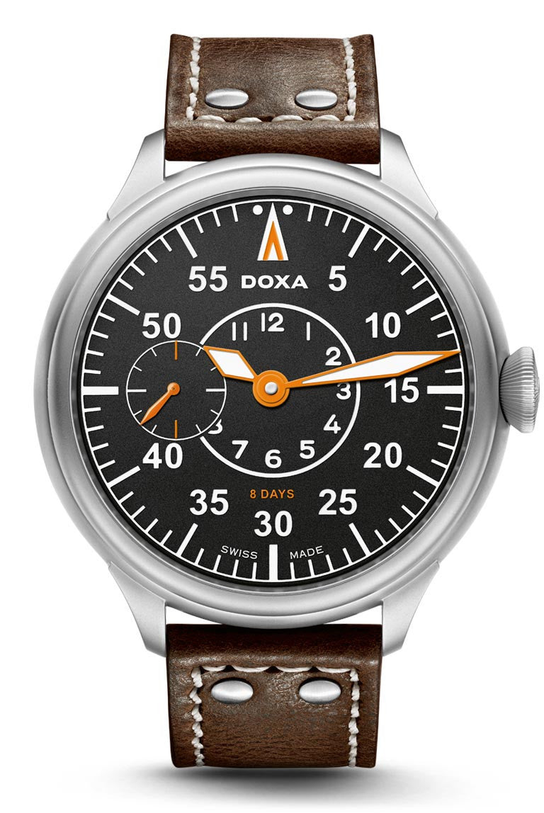 DOXA 8 Days Manufacture Pilot 125.10SB.105.02 Watch