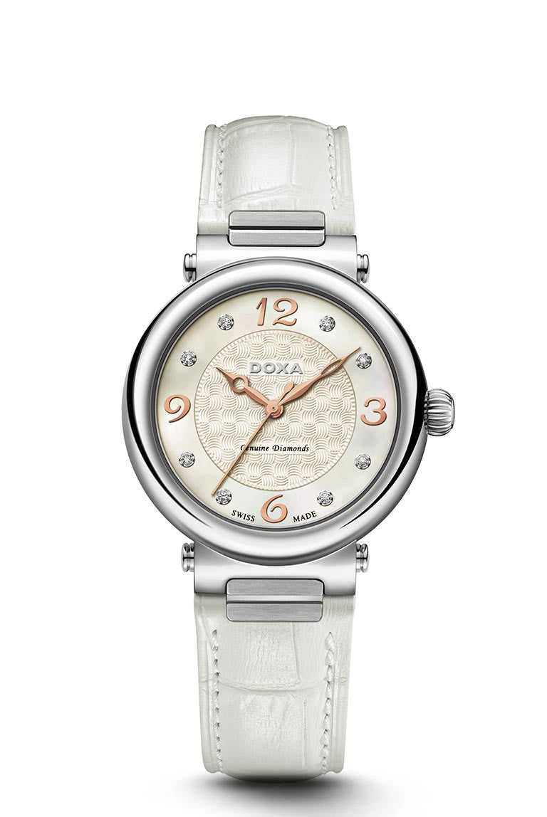 DOXA Calex 460.15.053.07 Ladies Leather Watch