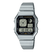 CASIO Vintage Digital Stylish Octagon A130WE-1A Watch