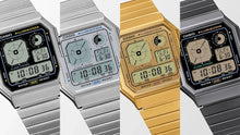 CASIO Digital Stylish Octagon Silver Face SS A130WE-7A