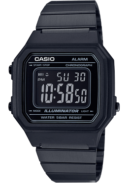 CASIO DIGITAL Vintage B650WB-1B Black Men's Watch