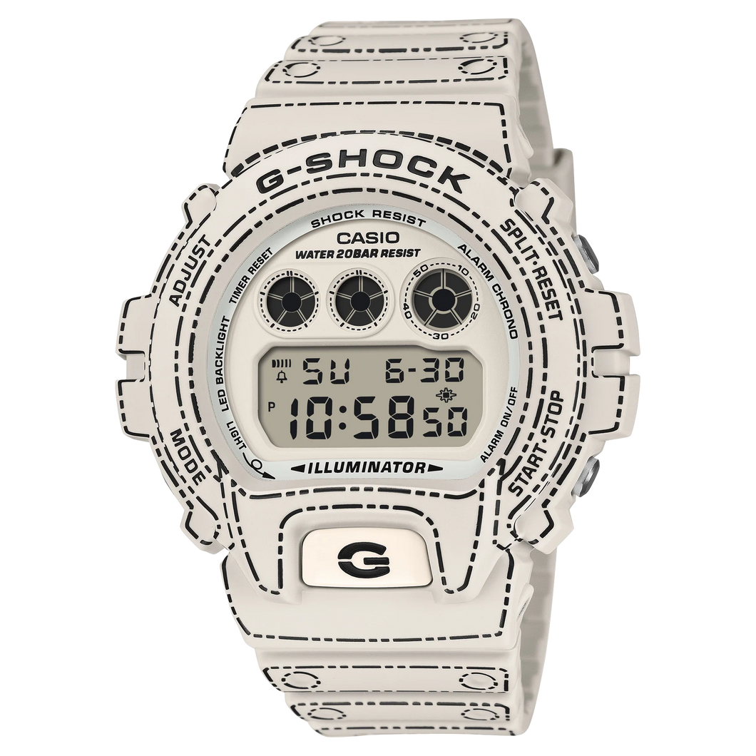 CASIO G-Shock Digital Origami White Resin DW6900RGM-5D