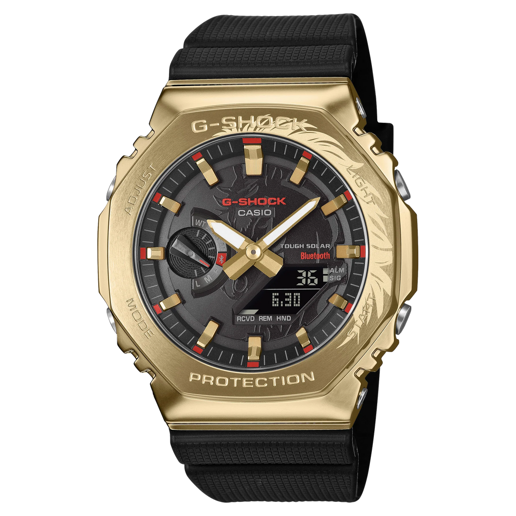 CASIO G-Shock DUO Lunar Horse Gold IP Black Resin GBM2100CX-9A