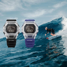 CASIO G-Shock Digital G-Lide Gleaming Wave Blue Resin GBX100S-2D