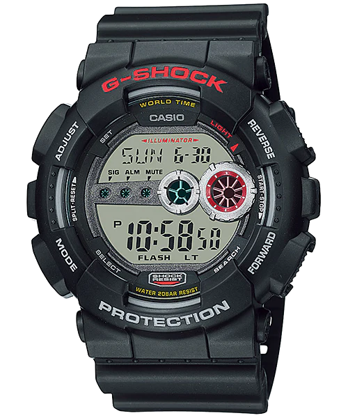 CASIO G-Shock Digital Black Resin GD100-1A