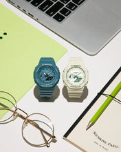 CASIO G-Shock Ladies DUO Green Accent Carbon Core GMAS2100GA-3A