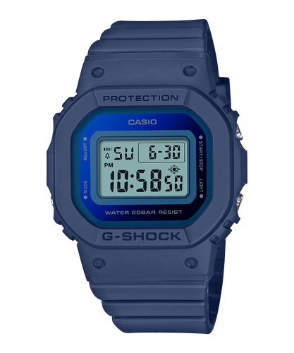 CASIO G-Shock Ladies Digital Metallic Blue Face Resin GMDS5600-2D
