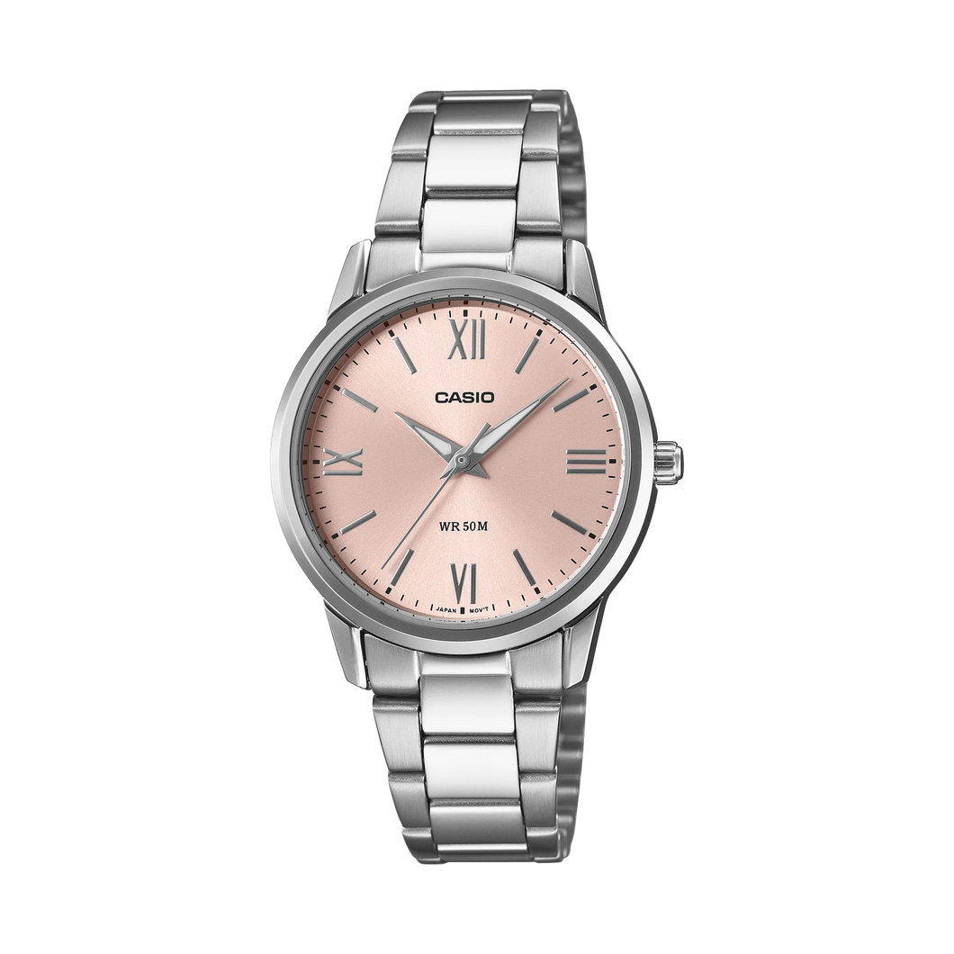 CASIO Analog Pink Dial S/Steel LTP1303DD-4A