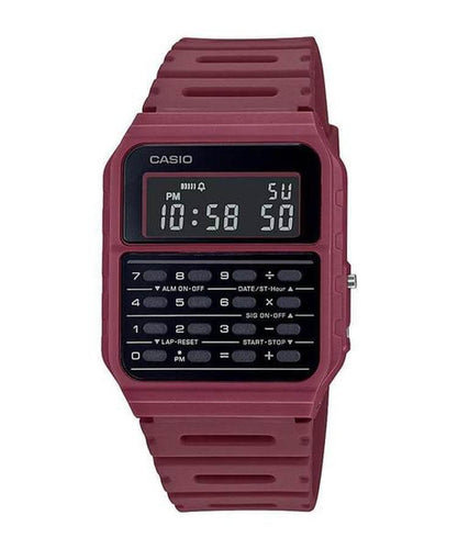 CASIO Digital Calculator Red Vintage CA53WF-4B