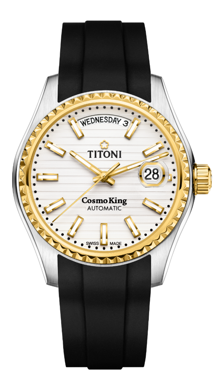 TITONI Cosmo King Automatic Gents Watch 797 SY-RBK-695