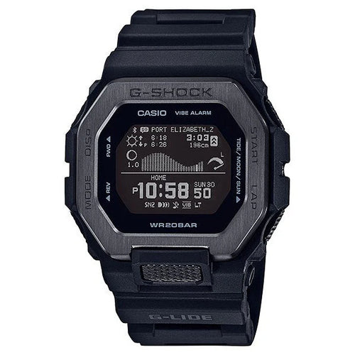 CASIO G-Shock Digital G-Lide Natural Surf Black GBX100NS-1D