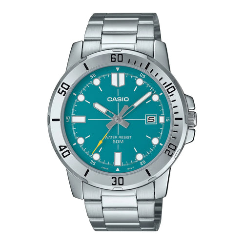 CASIO Analog Pale Blue Face Sport MTPVD01D-4B