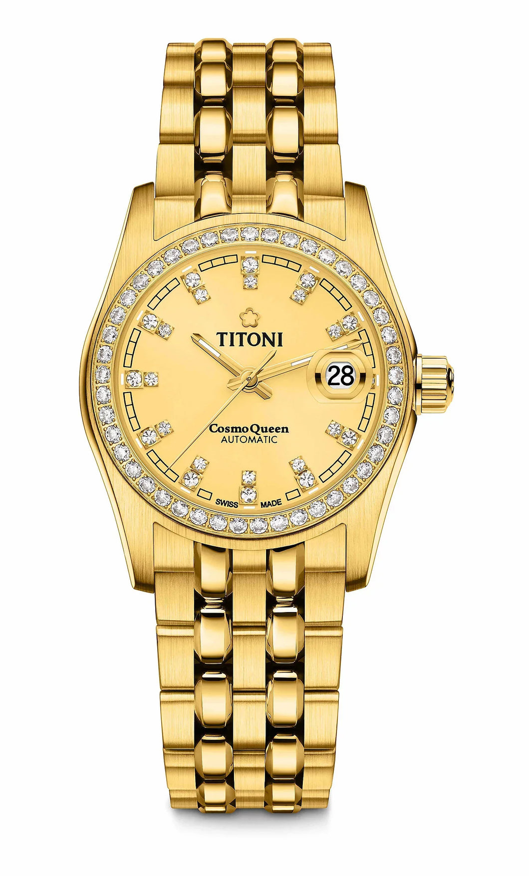 TITONI Cosmo Queen Automatic Ladies Watch 729 G-DB-306