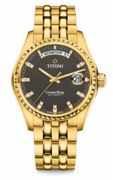TITONI Cosmic King Gents Watch 797 G-542