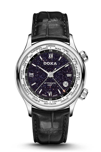 DOXA Blue Planet GMT D181SBU Men's Watch (Limited Edition)
