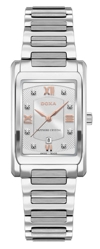 DOXA Calex Rectangle D195SSD Ladies Watch