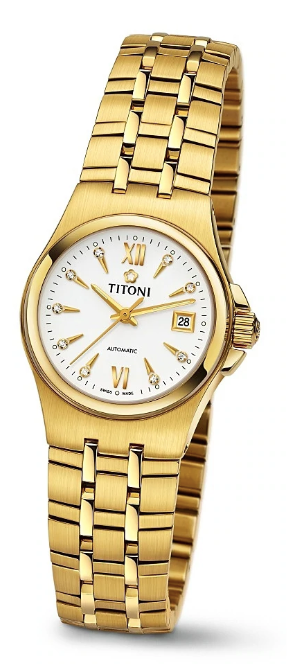 TITONI Automatic Ladies Watch 23730 G-271