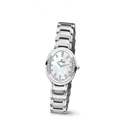 TITONI MADEMOISELLE BY TITONI TQ 42921 S-DB-531 Ladies Quartz Watch