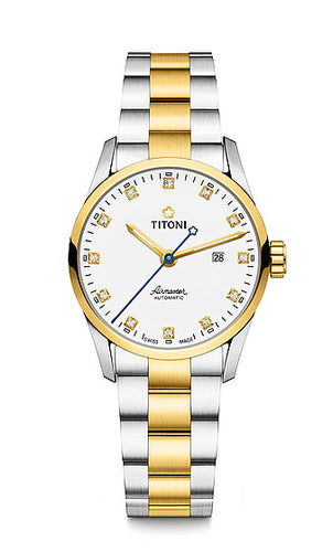 TITONI Airmasters Ladies Watch 23743 SY-582